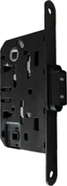Замок дверний врізний 410 В PVC 96x50 Black (UL410BLK)