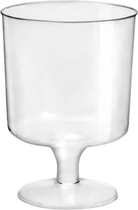 Zestaw jednorazowych kieliszków do wina Abena plastikowych 10 x 150 ml (ZES5703538121753)