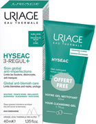 Zestaw do pielęgnacji twarzy Uriage Hyseac 3-Regul+ Krem do twarzy 40 ml + Żel oczyszczający 50 ml (ZES3661434009907)