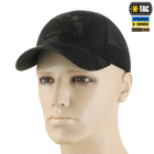 Бейсболка тактична із сіткою M-Tac Elite Extreme Multicam Black (S/M) NYCO 40602208-S/M