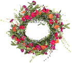 Sztuczny wianek Homla Meadow z kolorowymi kwiatami 45 cm (5904183877020)