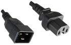Кабель MicroConnect Power Cord C20 to C15 1.8 m Black (PE152018)