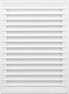 Решетка вентиляционная пластиковая с сеткой AirRoxy 140x210 white белая 02-340