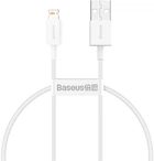 Кабель Baseus Superior Series Fast Charging Data Cable USB to iP 2.4A 0.25 м White (CALYS-02)