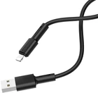 Кабель Borofone BX31 USB to iP 2.4A, silicone, TPE connectors 1 м Black (6931474710352)