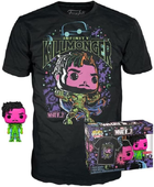 Funko Pop! & Tee Marvel What If Bobble-Head Infinity Killmonger Фігурка + футболка розмір S 63316 (889698633161)