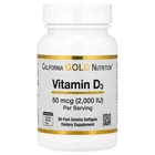 Вітаміни і мінерали California Gold Nutrition Vitamin D3 2000 IU 90 капсул