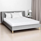 Наматрасник с натяжным бортом по периметру SleepDream IDEIA 160х200х35 см гипоаллергенный супер плотный белый (8-35931)