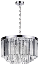 Lampa wisząca Vetro Light Prestige Vetro 5 x E14 srebna (LP-2910/5P)