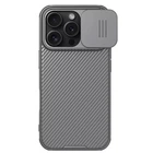 Карбонова накладка Nillkin CamShield Pro на Apple iPhone 16 Pro (6.3") Titanium Gray