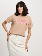 T-shirt damski bawełniany Cross Jeans 56155-383 L Szary (8697319731231)