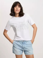 T-shirt damski bawełniany Cross Jeans 56159-008 XL Biały (8697319731644)