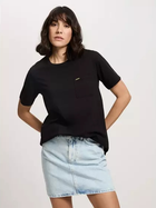 T-shirt damski bawełniany Cross Jeans 56171-020 M Czarny (8697319732122)