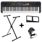 Синтезатор Yamaha PSR-F52 + стойка, пюпитр и адаптер питания