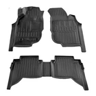 Коврики в салон Toyota Hilux 7 Crew Cab 2004-2015 с бортом, полиуретан, 5шт Stingray 5022475