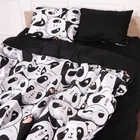 Комплект постільної білизни MirSon Євро 200х220 см 17-4850 Panda Бязь (2200009584657)