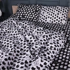 Комплект постельного белья MirSon Двуспальный 175х210 см 17-0673 Monochrome Meows Бязь (2200010184501)