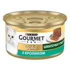 Влажный корм Gourmet Gold террин с кроликом 85 г