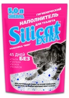 Наполнитель для кошачьего туалета силикагелевый Silicat Extra (5.0 L)