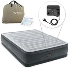 Двухместный надувной матрас Intex 152 х 203 х 46 см + электронасос (64414)