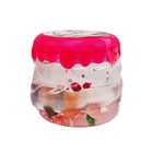 В'язка маса, слайм "Crystal Slime" Danko Toys з намистинками Рожевий CS-01-01U(Pink)