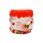 В'язка маса, слайм "Crystal Slime" Danko Toys з намистинками Помаранчевий CS-01-01U(Orange)