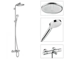 Душова система Crometta S Showerpipe 240 1jet для ванни з термостатом (27320000)