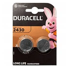 Батарейка Duracell CR 2430 3V литиевая 2 шт