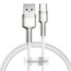 Дата кабель Baseus Cafule Metal Data USB to Type-C 66W (2m) (CAKF0002) (White) (233281)