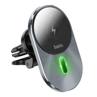 Автодержатель Hoco CA91 Magic magnetic wireless fast charging, 15W, серый