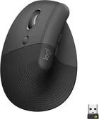 Вертикальна бездротова миша Logitech Lift Left Vertical Ergonomic Wireless + Bluetooth (910-006474)