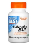 Активний вітамін В12 метилкобаламін Doctor's Best (Fully Active B12) 1500 мкг 60 рослинних капсул