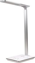 Lampka biurkowa Huslog z ładowarką indukcyjną OW-390202 White (5902983625575)