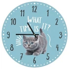 Часы настенные круглые, 36 см What time is it? (CHR_P_20A015) TM Presentville
