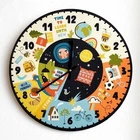 Часы настенные круглые, 36 см Расписание на сутки (CHR_P_20A028) TM Presentville