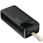 Батарея универсальная Choetech 30000mAh 22,5W, PD, QC/3.0, USB-C In/out, 2*USB-A (B730-ACBK)