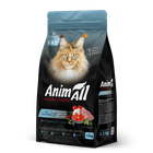 Сухий корм для кішок AnimAll з лососем, білою рибою та свіжою індичкою