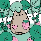 Картина за номерами Santi Pusheen. Полуничка 25х25 см (955031)