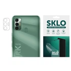 Захисна гідрогелева плівка SKLO (на камеру) 4шт. для TECNO Camon 17 Прозрачный