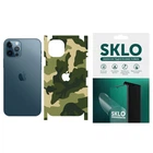 Захисна плівка SKLO Back (тил+грани+лого) Camo для Apple iPhone 11 (6.1") (Зелений / Army Green)