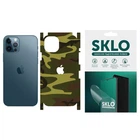 Захисна плівка SKLO Back (тил+грани+лого) Camo для Apple iPhone 11 (6.1") (Коричневий / Army Brown)
