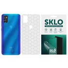 Захисна плівка SKLO Back (тил) Transp. для ZTE Blade V2020 Smart (Прозорий / Соты)