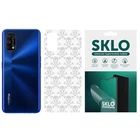 Захисна плівка SKLO Back (тил) Transp. для Realme C20 (Прозорий / Черепи)