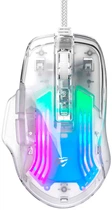 Миша Havit HV-MS1011SE USB Transparent White (6950676293678)