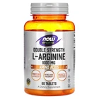 Аминокислота NOW Foods L-Arginine Double Strength 1000 мг