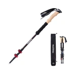 Трекінгові палиці Naturehike NH20DS003, 135 см, чорний/червоний, 2 шт