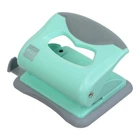 Діркопробивач Buromax пластиковий PASTEL, до 20 аркушів, 125 х 95 х 65 мм, м'ятний (BM.4020-38)