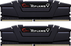 Оперативна пам'ять G.Skill DDR4-2666 65536MB PC4-21300 (Kit of 2x32768) Ripjaws V Black (F4-2666C19D-64GVK)