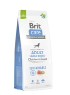 Корм для собак великих порід Brit Care Dog Sustainable Adult Large Breed з куркою та комахами