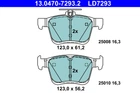 Комплект тормозных колодок SKODA KAROQ, SEAT LEON, AUDI A3, ATE (13047072932)